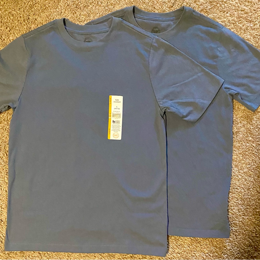 Wonder Nation Brand Two Identical Brand New Shirts With Tags Fade Resistant